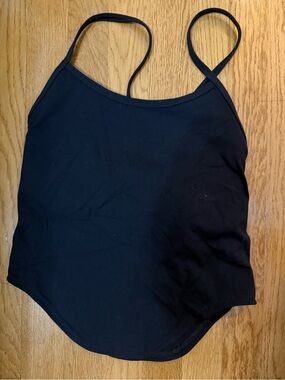 FP Movement by Free People Black Spaghetti Strap Sports Bra Tank